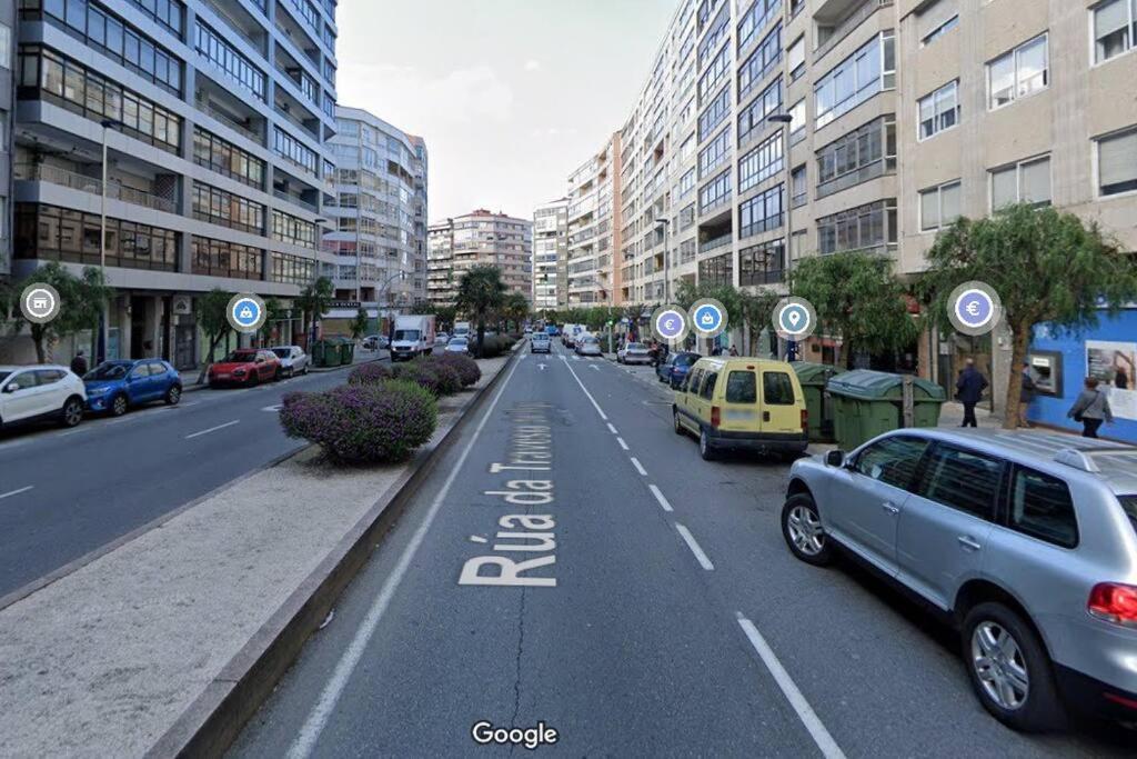 Espacioso Piso Con Garaje Cerca Del Centro De Vigo Kültér fotó